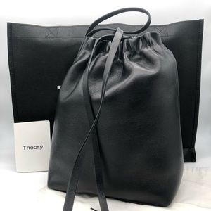 THEORY Black Bucket Bag